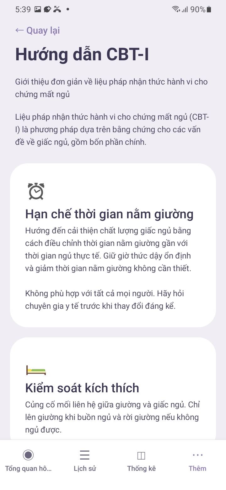 Liệu pháp nhận thức hành vi cho chứng mất ngủ, giải thích đơn giản.
