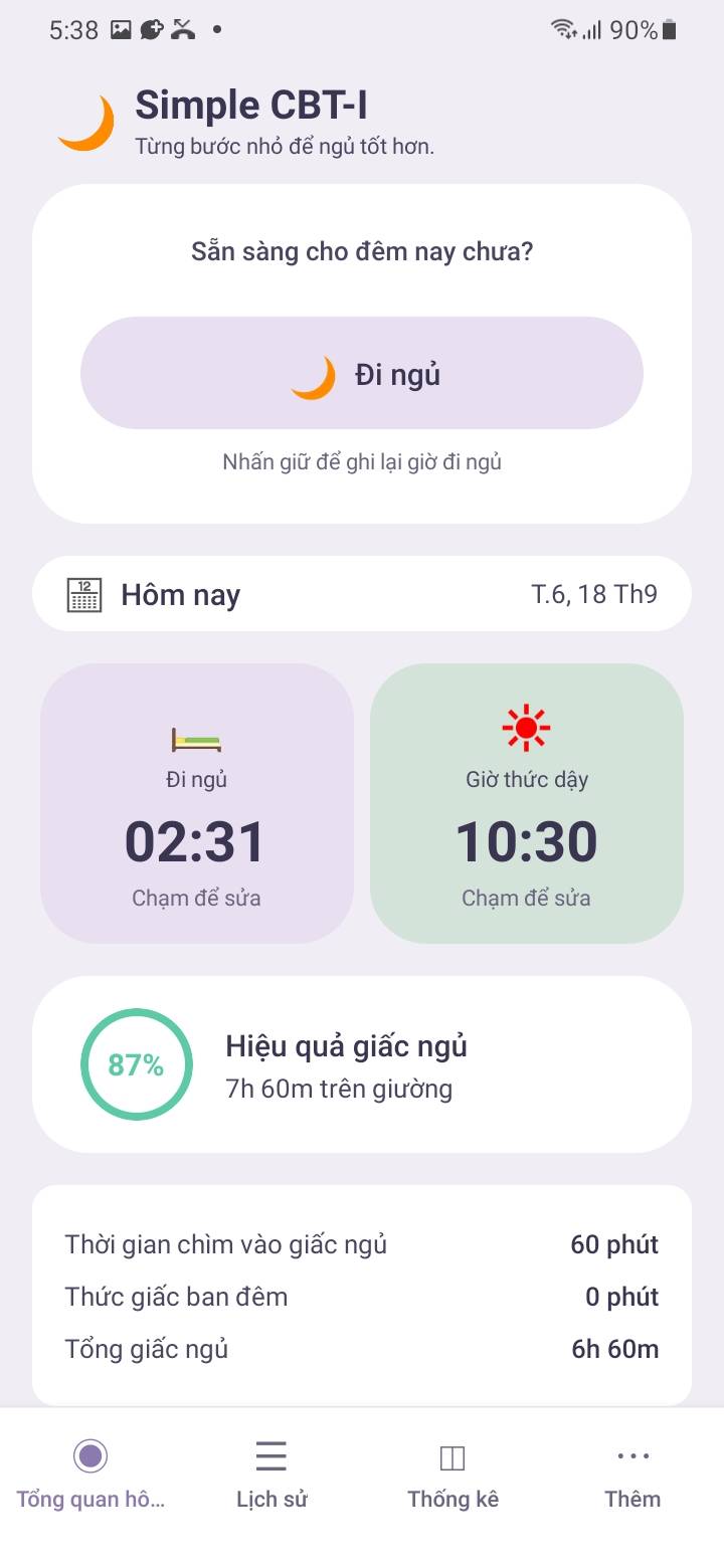 Nhật ký giấc ngủ — Daily Insight